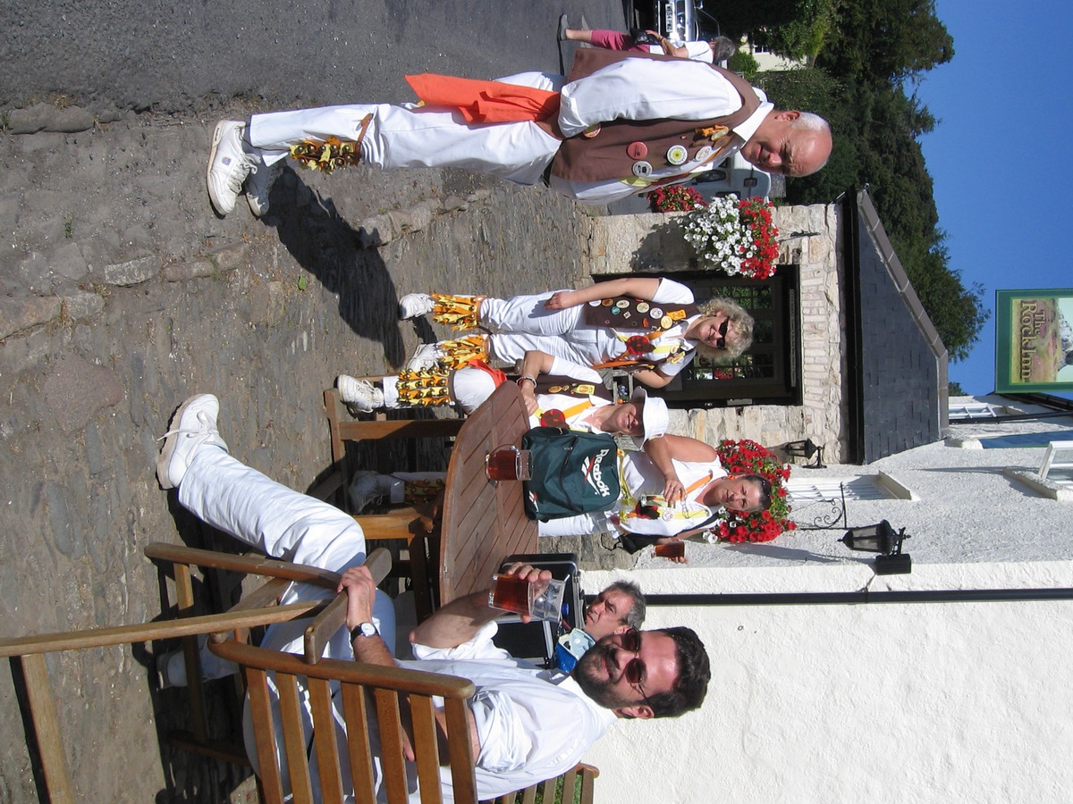 Outside the Rock Inn, Haytor, 8th August 2007